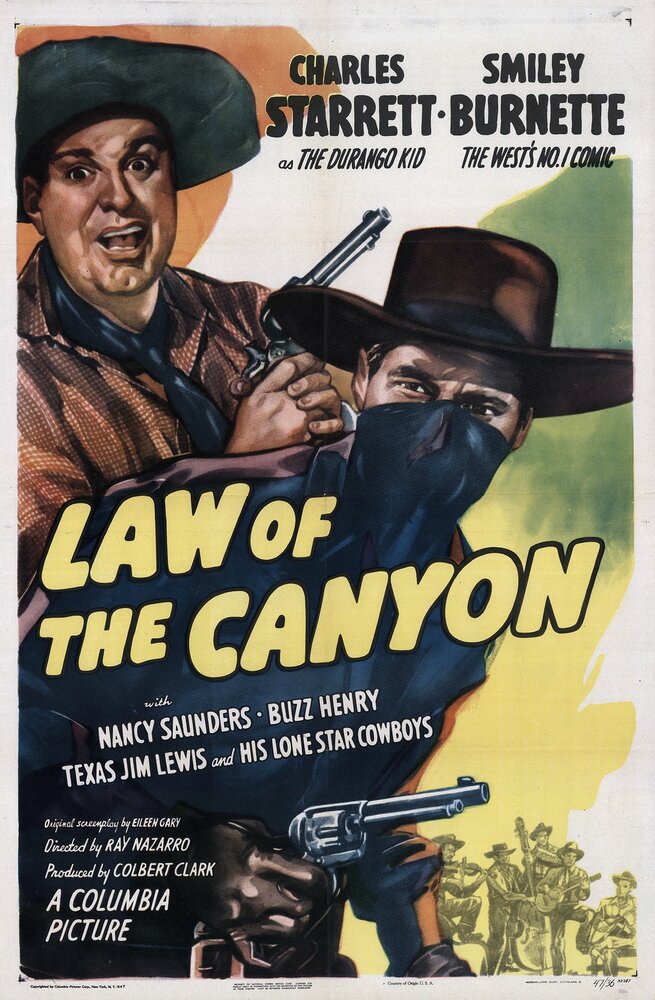 Law of the Canyon (1947) постер