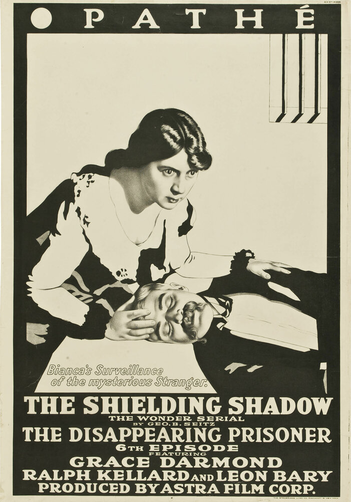 Исчезающая тень (1916) постер