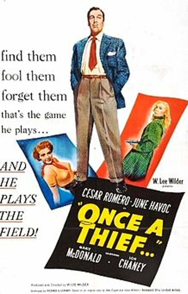 Once a Thief (1950) постер