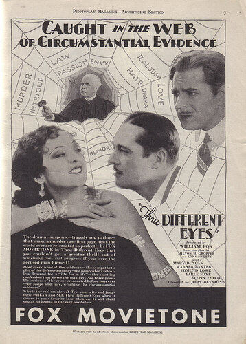 Thru Different Eyes (1929) постер