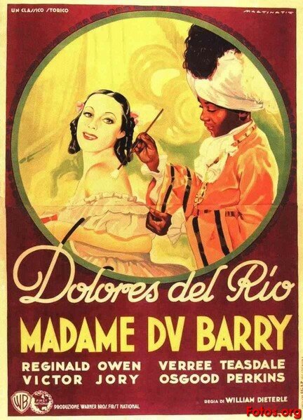 Мадам ДюБарри (1934) постер