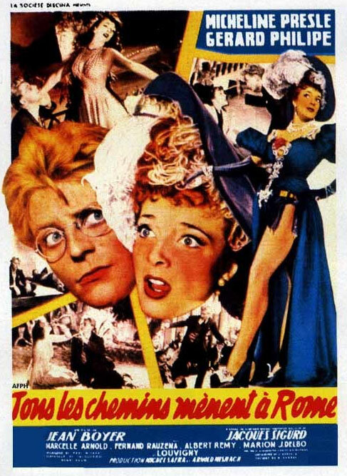 Все дороги ведут в Рим (1949) постер