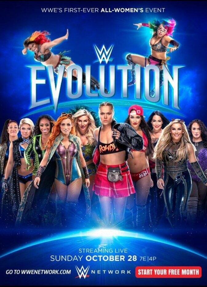 WWE Эволюция (2018) постер